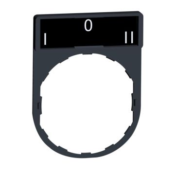 Porta etiqueta c/etiqueta  i-o-ii