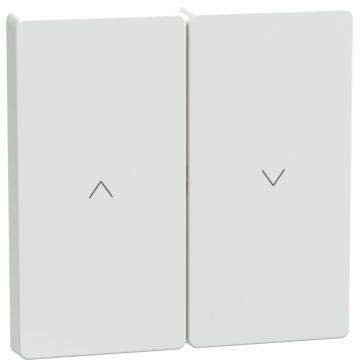D-life tecla simple para mecanismos persianas  color blanco artico
