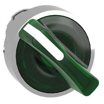 Cabeza selector luminoso  2 posiciones   verde
