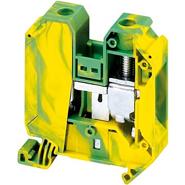 Screw terminal, protective earth, 2 points, 35mm², green-yellow