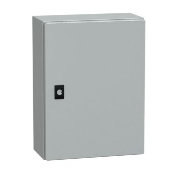 Spacial crn con puerta ciega sin placa de montaje  alt400xanch300xprof150; ip66; ik10; ral7035