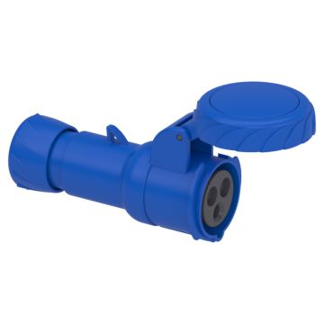 Toma de conmutación pk patrika tornillos 16 a ip67 220 v 2p+t 50-60 hz