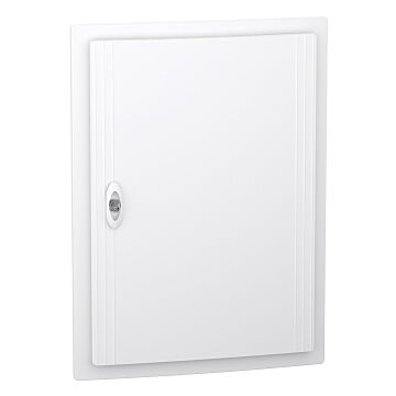 Envolvente modular, prismaset xs, 3 filas 18 módulos , empotrar, puerta blanca