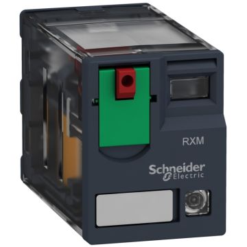 Zelio relay - relé miniatura enchufable, 6 a, 4 nanc, led, 230 v ca