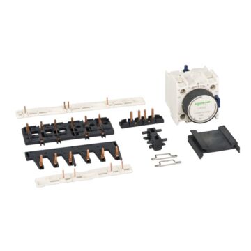 Kit para montar arrancadores estrella delta, para 3 contactores lc1d09-d38 estrella más pequeños, con bloque de temporización