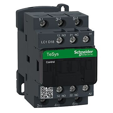 Contactor tesys d - 3p(3 na) - ac-3 - <= 440 v 18 a - 110 v ca bobina