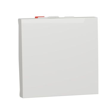New unica conmutador 2 mod blanco polar