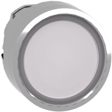 Harmony xb4 - cabeza  pulsador  luminoso  led rasante blanco