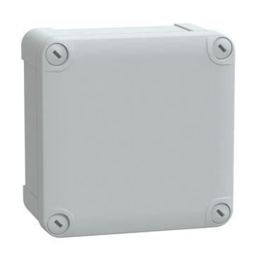 Pc box ip66 ik08 ral7035 int.h105w105d55 ext.h116w116d62 opaque pc cover h10