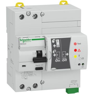 Rccb com disjuntor com rearme - redtest - 2 pólos - 40 a - classe a - 30 ma