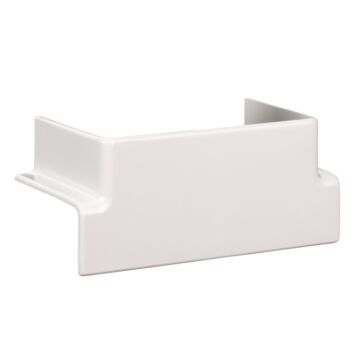 Optiline 45 canal - pieza t - 95x55 mm - blanco polar