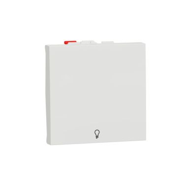 New unica pulsador 2 mod simbolo luz polar