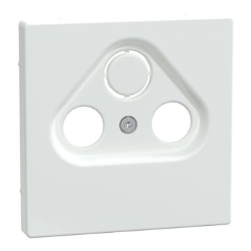D-life caratula para toma r-tv/sat color blanco artico