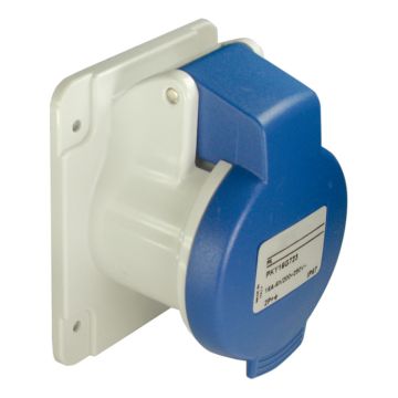 Base empotrar inclinada 16a 2p+tt 200-250v ip44