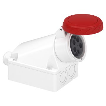 Pratika industrial socket - 16 a - 3p + n + e - 380...415 v ac - ip67