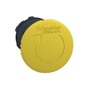 Cabeza seta 40mm. emergencia amarillo