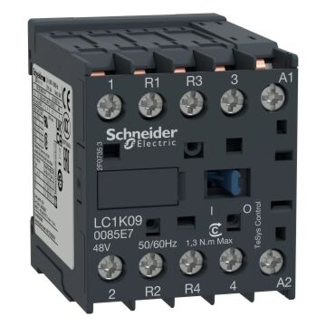 Contactor tesys k - 4p(2 na+2 nf) - ac-1 - <= 440 v 20 a - 110 v bobina ca