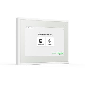 Pantalla táctil 7" cliente spacelogic knx blanco