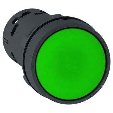 Pulsador rasante verde  na