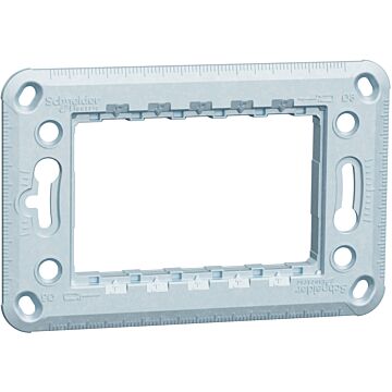 New unica bastidor 3 modulos zamak