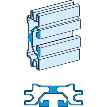 Perfil linergy lgye 630a, l=2.000mm