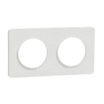 Marco odace touch 2 elementos blanco