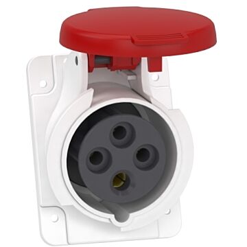 Toma empotrar inclinada; pk pratika tornillo; 3p+t; 16 a; ip44; 220 v