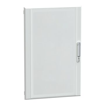 Puerta transparente, prismaset g, ip40, 600mm (an.) x 930mm (alt.), 18 módulos, blanca, ral 9003