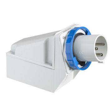Pratika industrial plug - 125 a - 2p + e - 200...250 v ac - ip67
