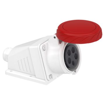 Clavija de pared pk patrika tornillo 16 a ip67 380 v 3p+n+t 50-60 hz