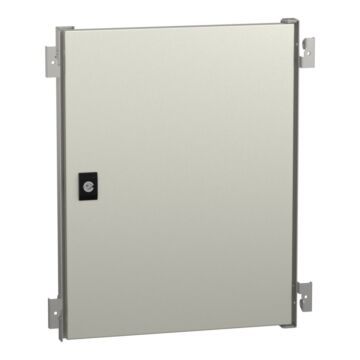 Puerta interior para armarios spacial h500xw400 acero, ral7035.adjustable in depth
