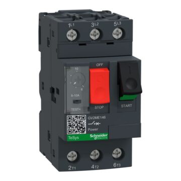 Tesys gv2 - disyuntor magnetotérmico - 6...10 a - terminales cerrados