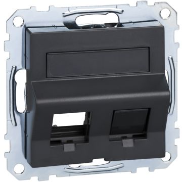 Salida conectores rj45 keystone antracit