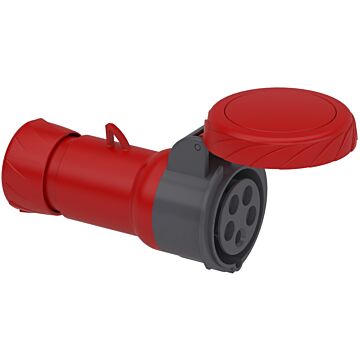 Pratika wander socket - straight - 16 a - 3p + n + e - 380...415 v ac - ip67