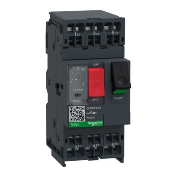 Disjuntores-motor magnetotérmicos gv2me 0,40-0,63a com terminais de mola