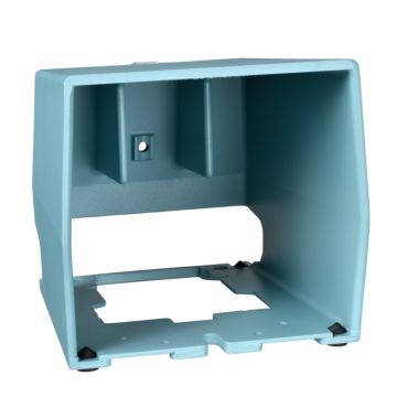 Cubierta protectora simple para pedal de metal azul