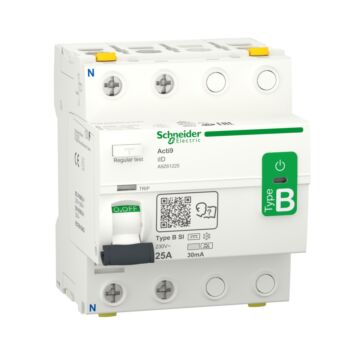 Acti9 iid - residual current circuit breaker - 2p - 25a - 30ma - b-si type