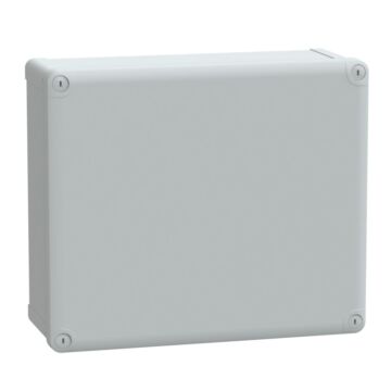Caja abs ip66 ik07 ral7035 int.h325w275d120 ext.h341w291d128 cubierta opaca h20