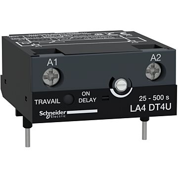 Módulo temp. eletrónico “série” - ao trabalho - 25...500 s - 24...250 v cc/ca