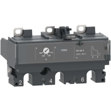 Unidad de control compact nsx160 ac 3p3r 160a tmd