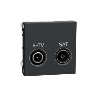 Toma r-tv/sat intermedia antracita