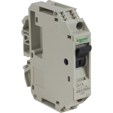 Disjuntor tesys para circuitos de comando - gb2-cb – 1 a - 1 pólo - 1d