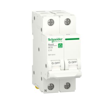 Interruptor magnetotérmico; resi9; 1p+n; 10 a; 6000 a; 230 v