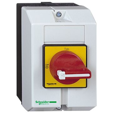 Encofrado tesys vario, interruptor seccionador de emergencia, 16 a, ip65