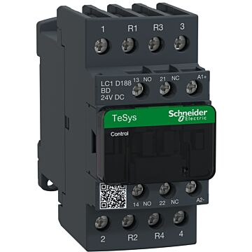 Contactor tesys d - 4p(2 na + 2 nf) - ac-1 - <= 440 v 32 a - 24 v cc bobina