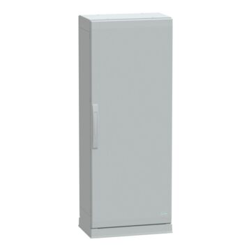 Floor standing encl.polyester vers.plaz w/plinth open bottom 1250x500x320 ip54