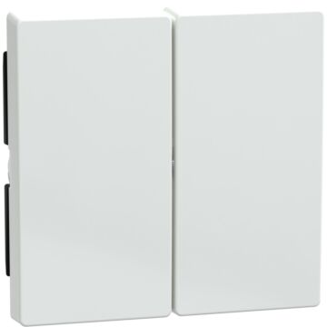 Tecla doble system m, blanco activo antibacteriano