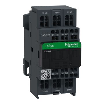 Contactor auxiliar tesys cad323 - 3na+2nf 48vca com terminais de mola