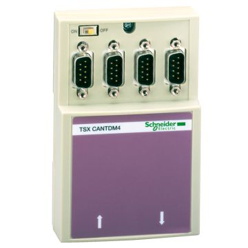 Caja de derivación canopen ip20 - 1 bloque de terminales de tornillo y 4 sub-d9
