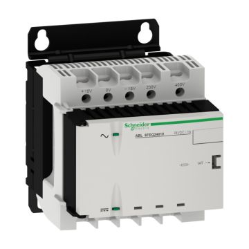 Fuente alimentación monofásico 230/400v ca 24v cc 1a